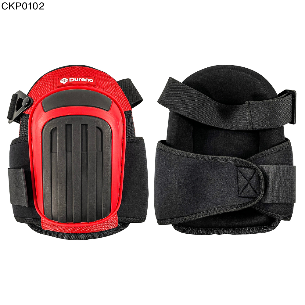 Dureno - TPR Hard Shell Knee Pad - EVA Foam + Gel - Velcro Strap - CKP0102